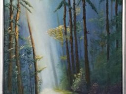 Waldlichtung-Oelfarbe